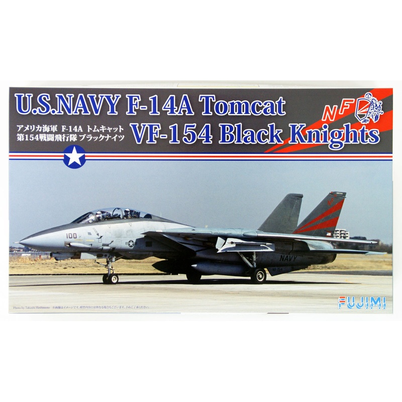 Fujimi F03 F-14A Tomcat VF-154 Black Knights 1/72 scale kit