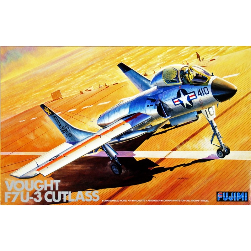 Fujimi H10 Vought F7U-3 CUTLASS 1/72 Scale Kit