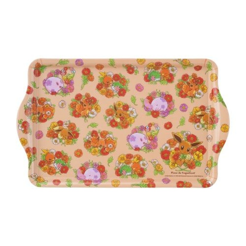 Pokemon Center Original Melamine Serving Tray Eevee Fleur de Coquelicot