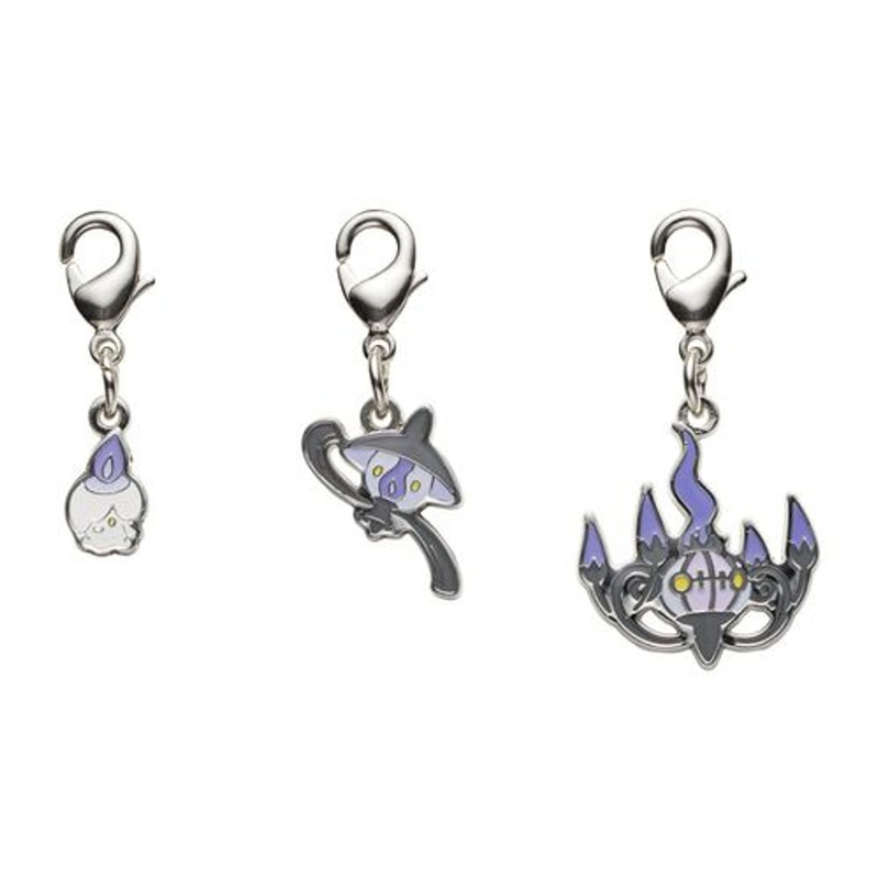 Pokemon Center Original Metal Keychain Series – Litwick 607-608-609
