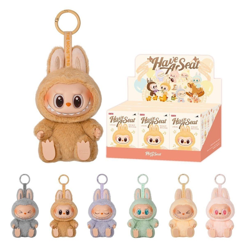 POP-MART Labubu The Monsters – Have A Seat Vinyl Plush Blind Box (6 BOX RANDOM)