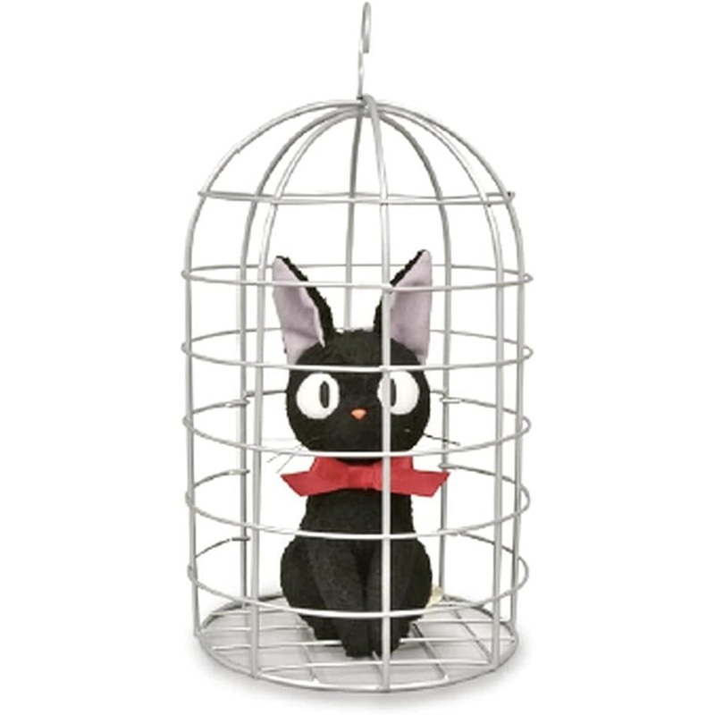 Sun Arrow Studio Ghibli Plush Toy M Kiki’s Delivery Service Jiji in the Cage