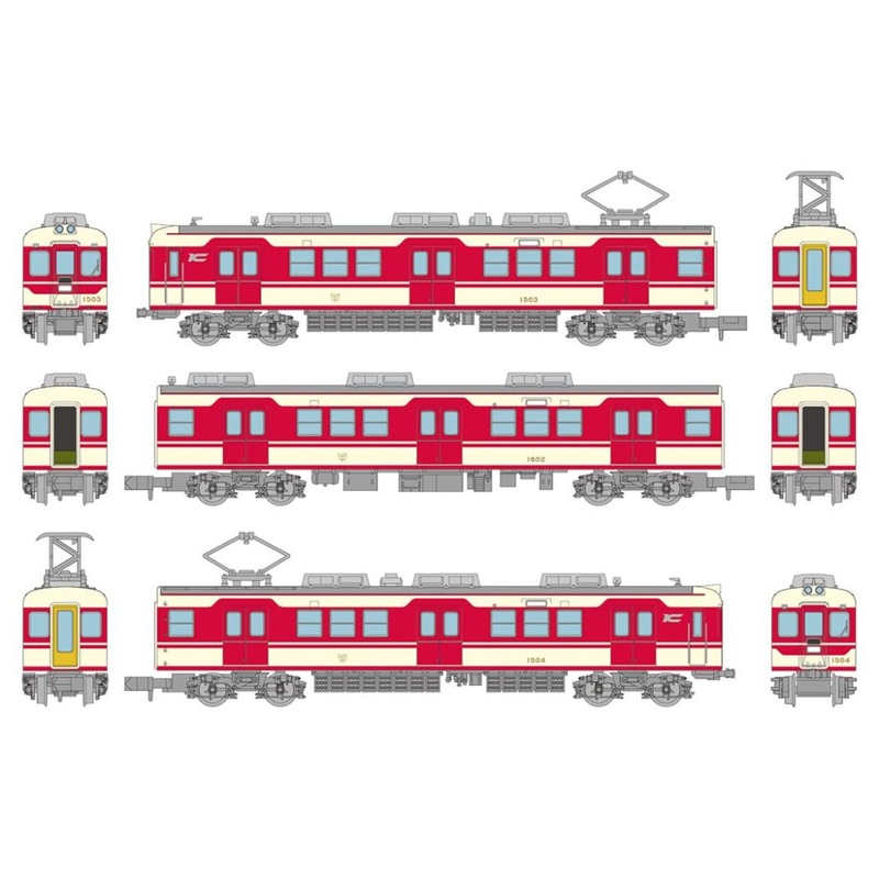 Tomytec Kobe Electric Railway Series 1000 (1503 Configuration) 3 Cars Set (N scale)
