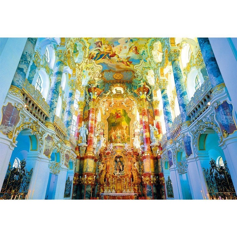 Yanoman Jigsaw Puzzle 03-799 Pilgrimage Church of Wies (300 Pieces)