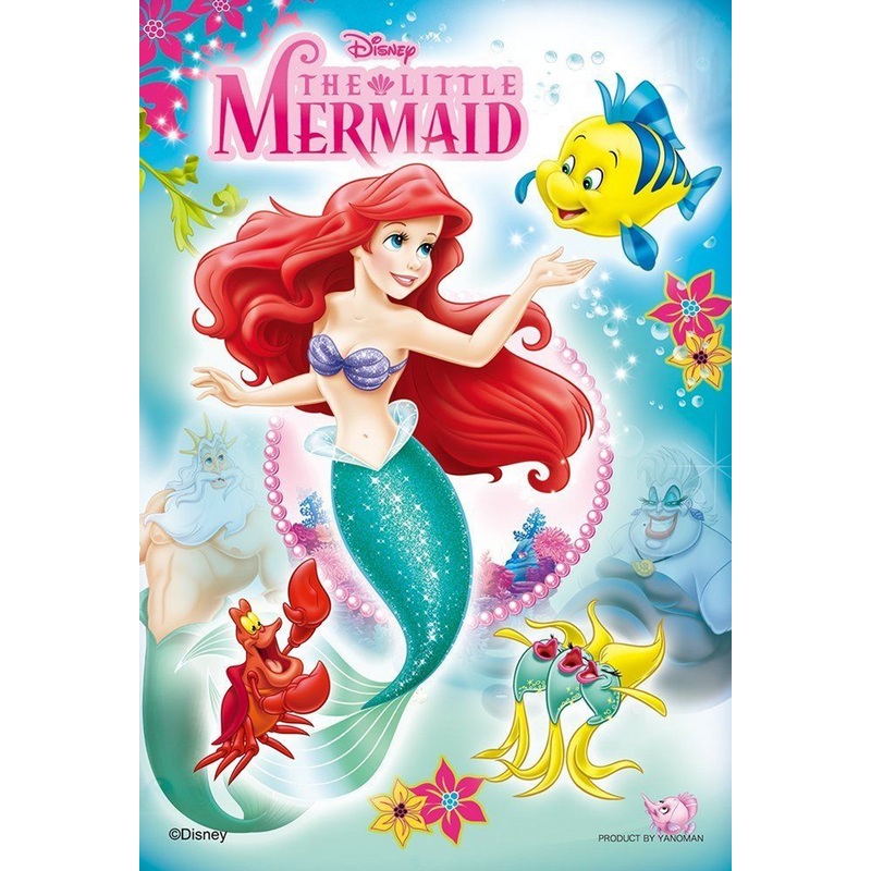 Yanoman Prism Art Jigsaw Petit Puzzle 97-54 Disney Little Mermaid (70 Pieces)