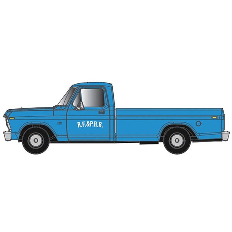 1973 Ford F-100 Pickup Truck 2-Pack RF&P Blue