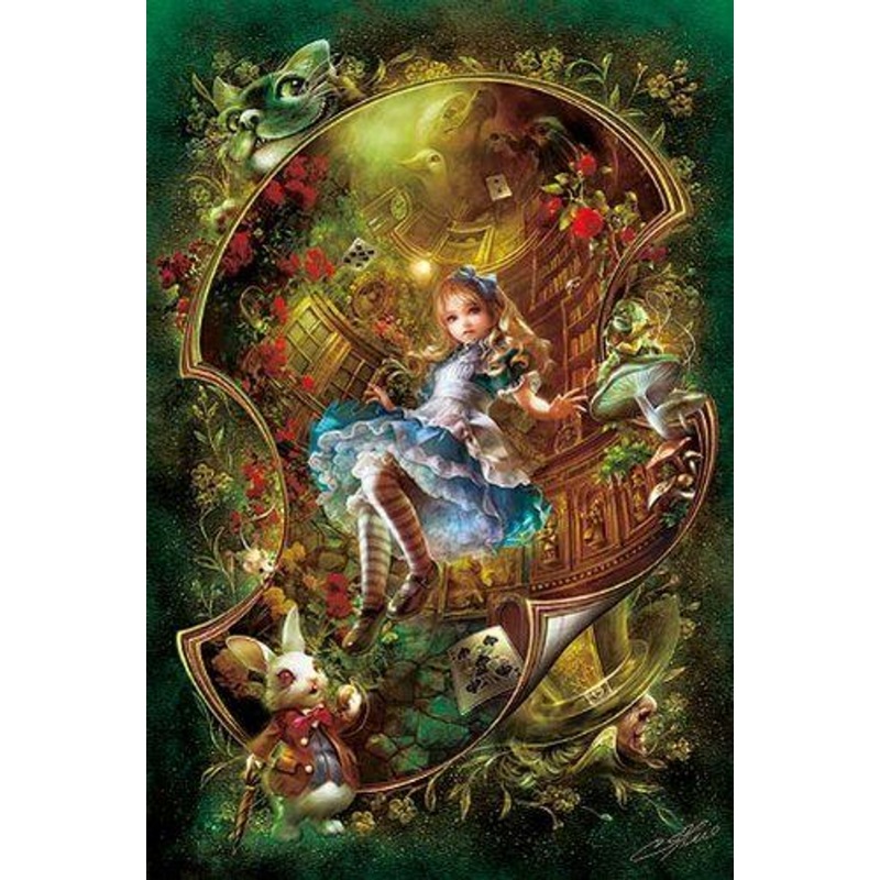 APPLEOne Jigsaw Puzzle 1000-660 Alice In Wonderland (1000 Pieces)