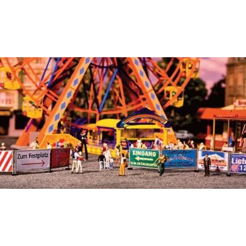 Fairground Barriers & Signs Kit