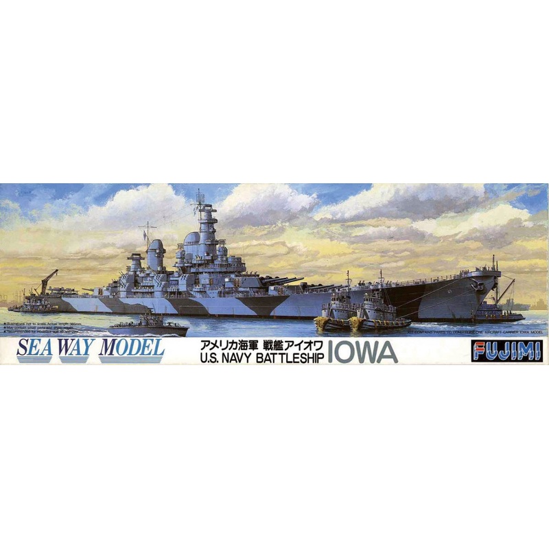 Fujimi SWM23 US Navy BattleShip Iowa 1/700 Scale Kit