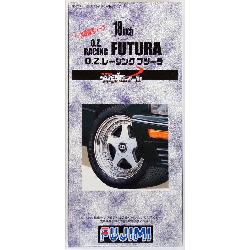 Fujimi TW42 O.Z.Racing Futura Wheel & Tire Set 18 inch 1/24 Scale Kit