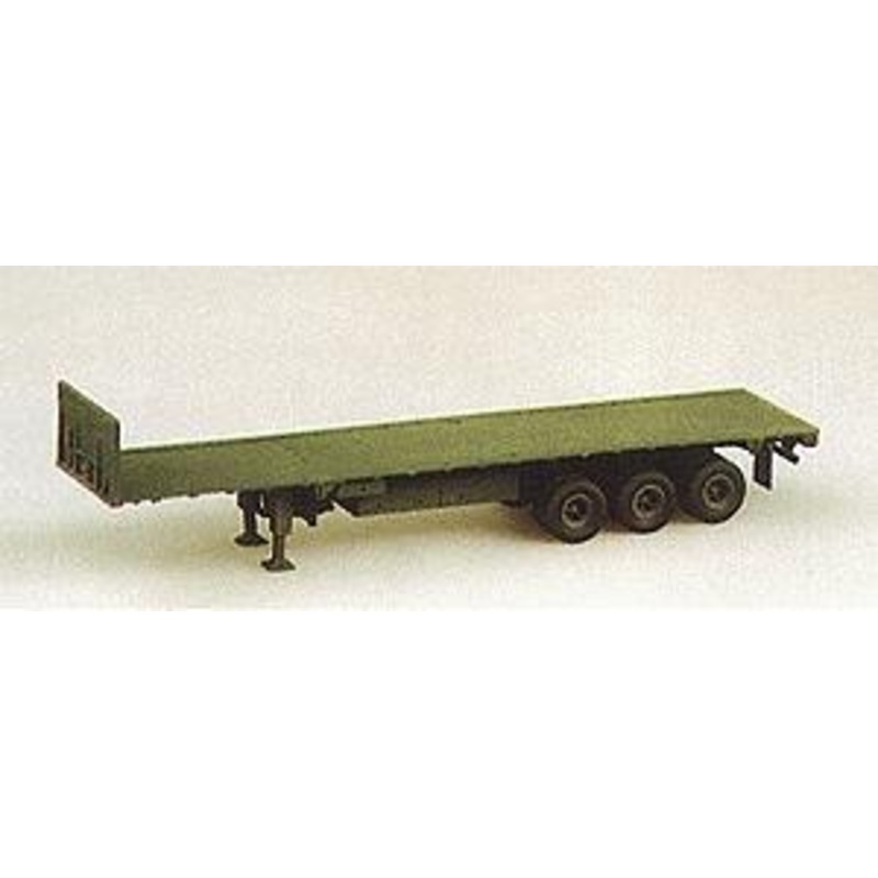 M872 3 Axle 34 Ton Flatbed No Tractor Green