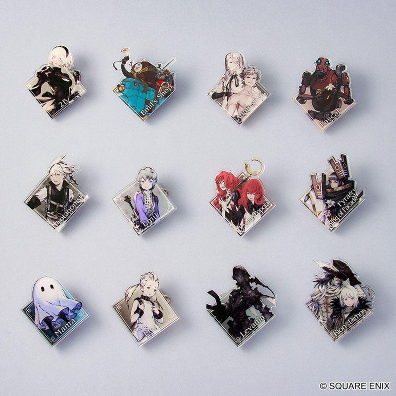Square Enix NieR Series Acrylic Badge Collection Vol.1 (BOX 12pcs)