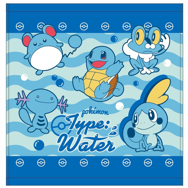 T’s Factory Pokemon Hand Towel – Water Type