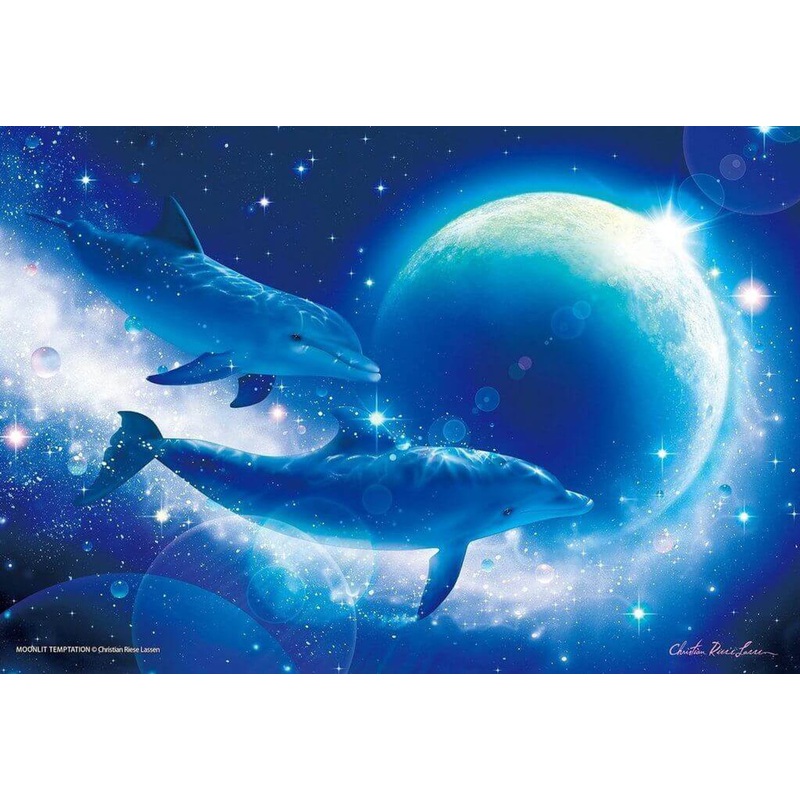 Apollo-sha Jigsaw Puzzle 46-801 Lassen Moonlit Temptation (450 S-Pieces)