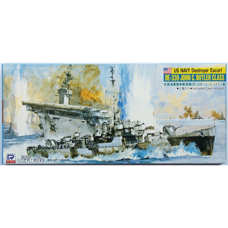 Pit-Road Skywave W-17 US DE-339 JOHN C. BUTLER 1/700 Scale Kit