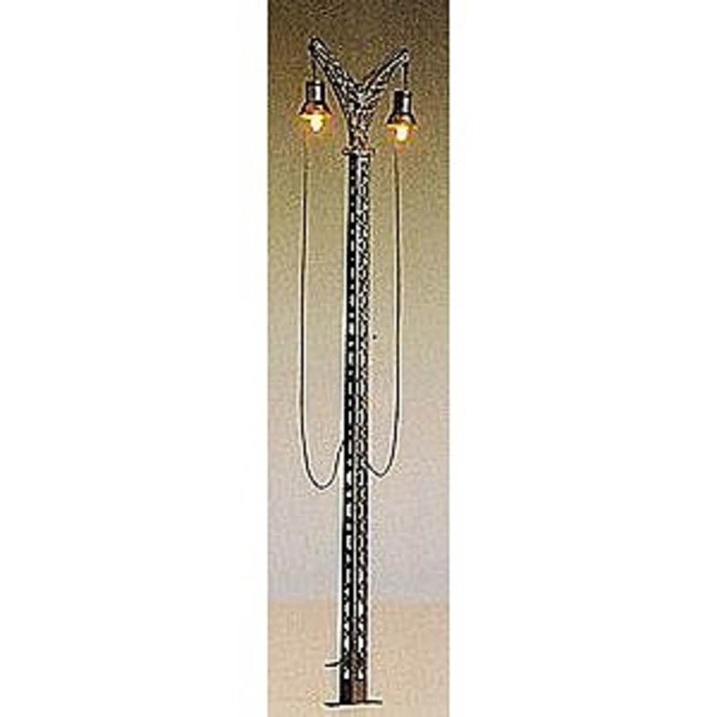 Two Arm Lattice Mast Light (6” High)