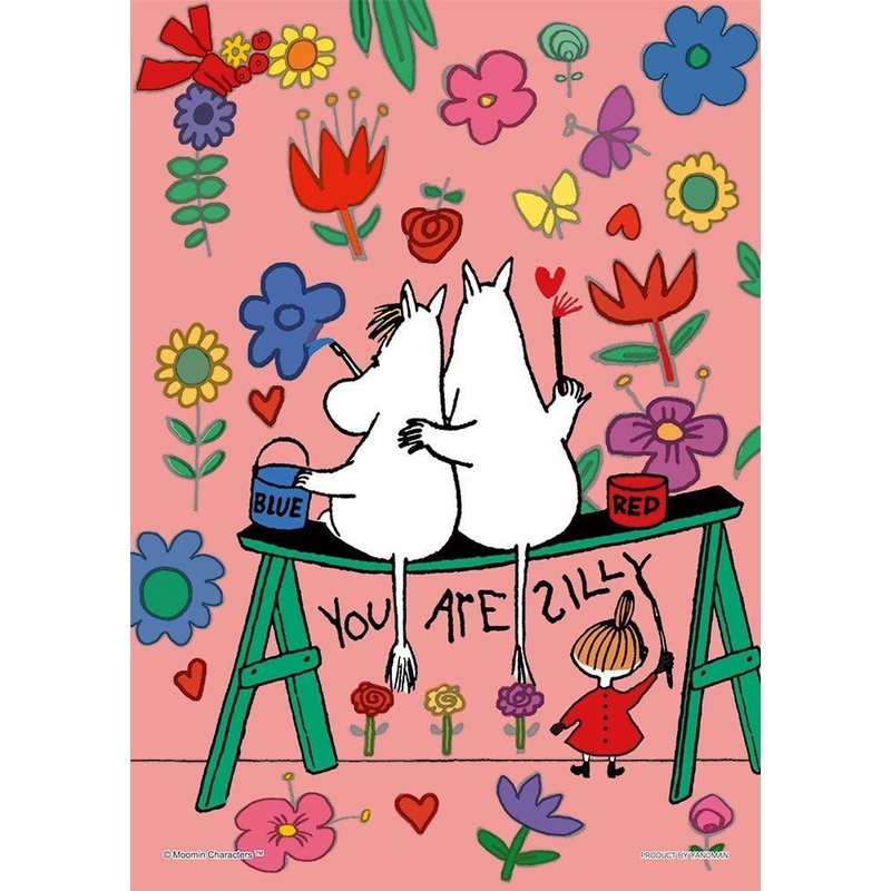 Yanoman Prism Art Jigsaw Puzzle 61-19 Moomin & Snorkmaiden (108 Pieces)
