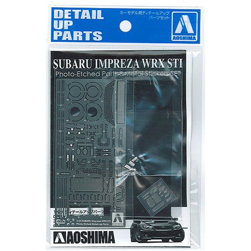 Aoshima 00588 Subaru Impreza WRX STI 2010 Photo Etched Parts 1/24 Scale