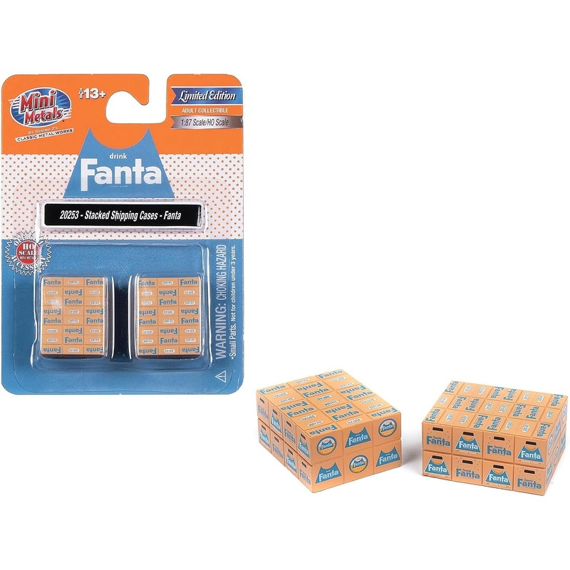 HO Stacked Shipping Crates Fanta