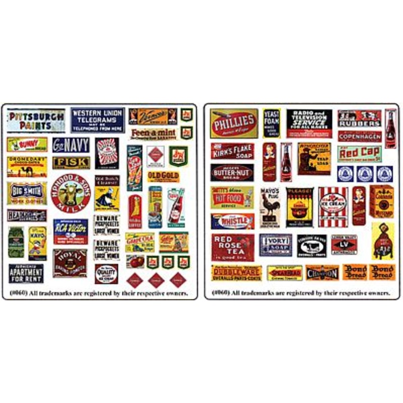 Porcelain Advertising Set #1