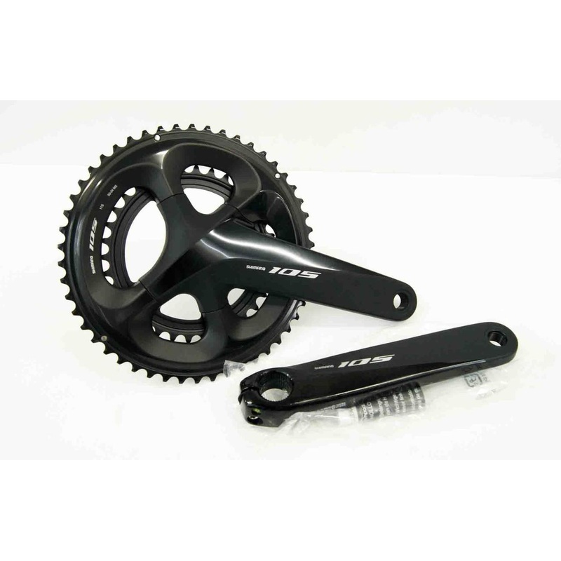 Shimano (Cycling) 105 FC-R7000 HOLLOWTECH II 50-34T 175mm 11s Crankset Black IFCR7000EX04L