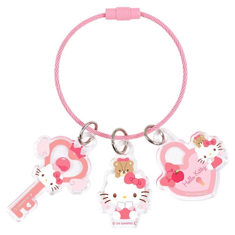 T’s Factory Sanrio Angel Wire Key Ring Hello Kitty