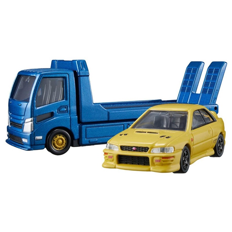 Takara Tomy Tomica Premium Transporter / Subaru Impreza WRX Type R STi Ver. Set