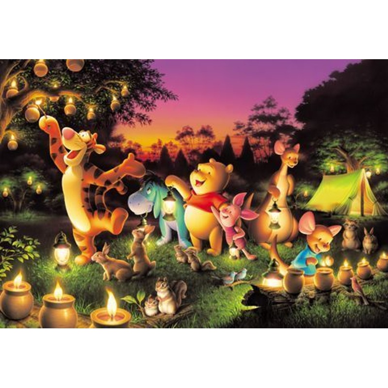 Tenyo Japan Jigsaw Puzzle D-1000-270 Disney Winnie-the-Pooh (1000 Pieces)