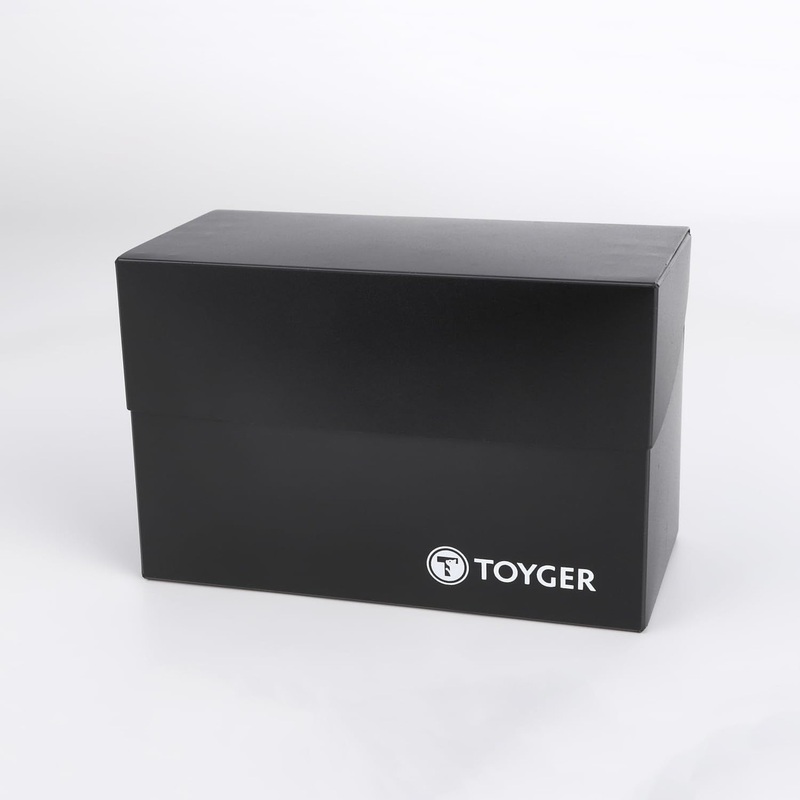 Toyger Dual Deck Case [Versatile Large Capacity Deck Case with Nested Design] Includes Two Separators (Black)