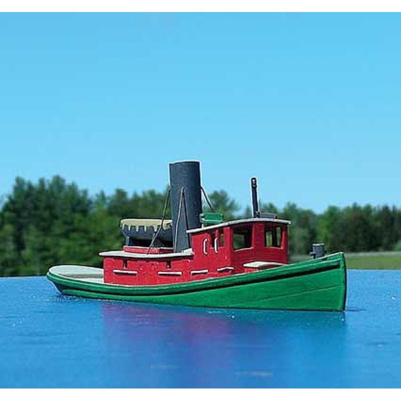 81′ Great Lakes Steam Tug Boat Resin Kit Unpainted