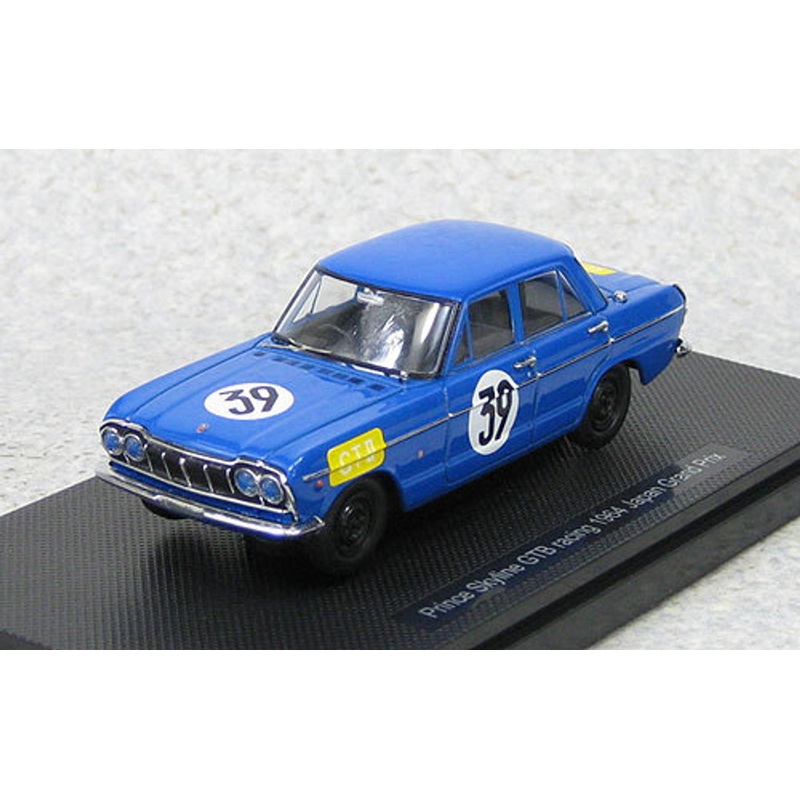 Ebbro 44708 Prince Skyline GTB 1964 Japan Grand Prix #39 (Blue) 1/43 Scale