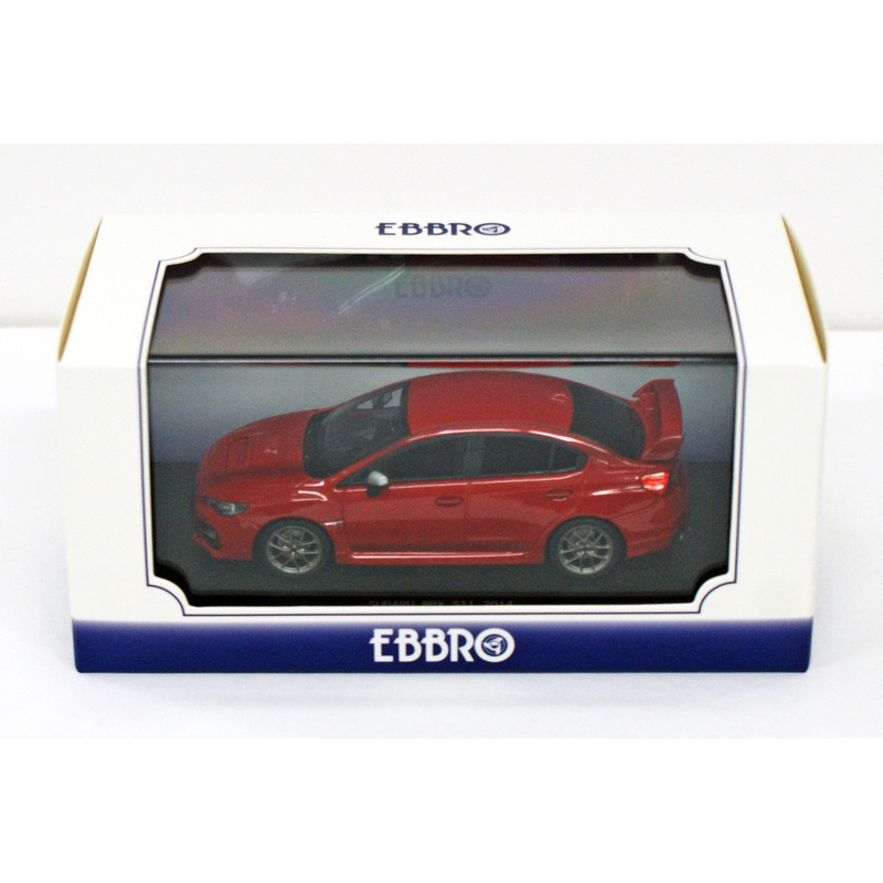 Ebbro 45313 SUBARU WRX STI 2014 (Red) 1/43 Scale