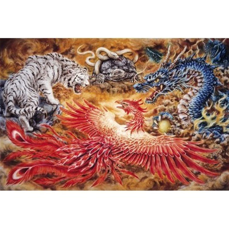 Epoch Jigsaw Puzzle 11-340 The Four Gods (1000 Pieces)