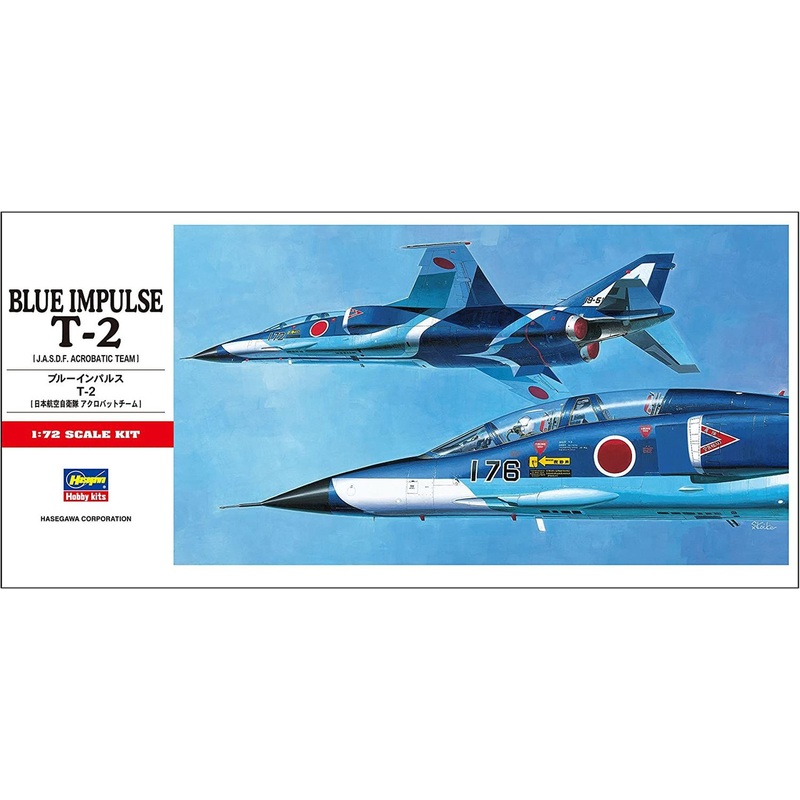 Hasegawa 1/72 Blue Impluse T-2 (J.A.S.D.F. Acrobatic Team) Plastic Model