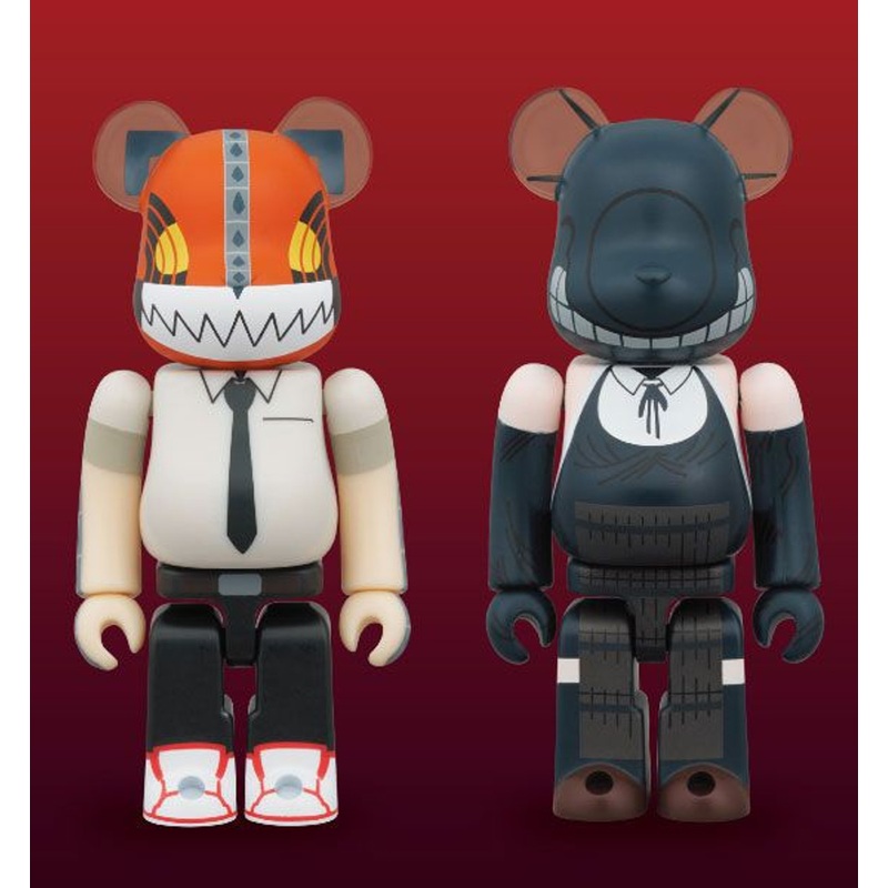 Medicom Bearbrick Chainsaw Man & Bomb Figure (2pcs Set)