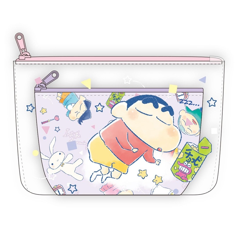 T’s Factory Pouch Set of 2 Crayon Shin-chan Sleeping Purple