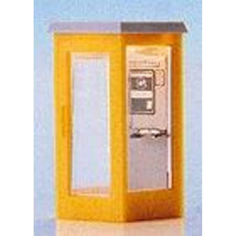 Telephone booth-lighted