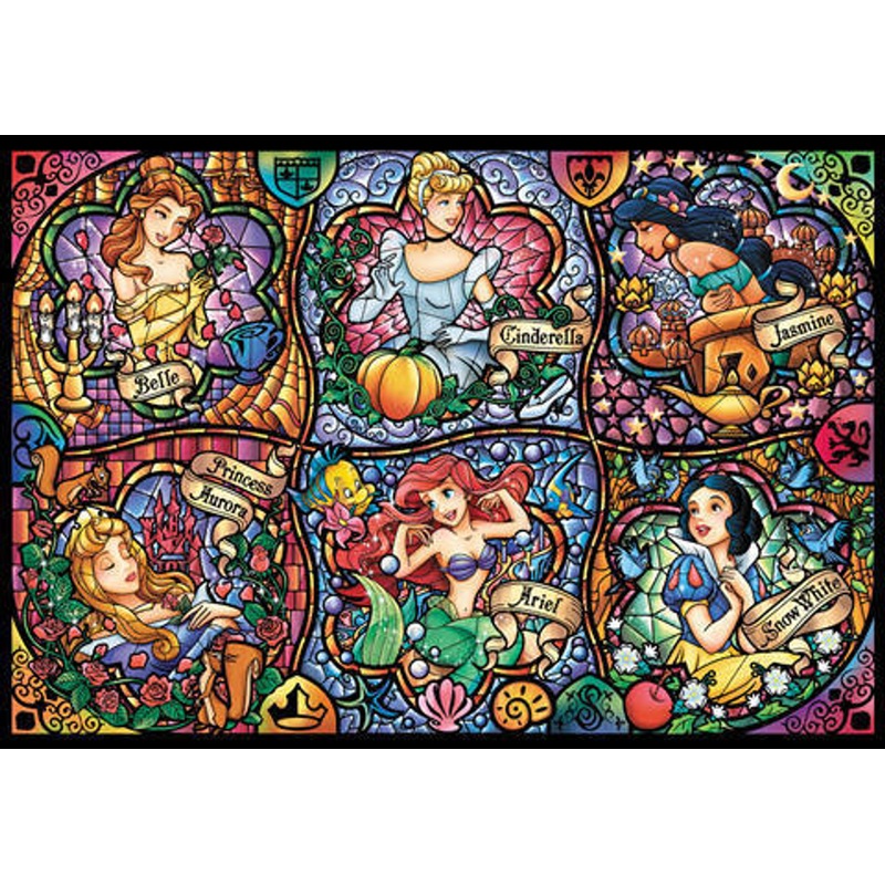 Tenyo Japan Jigsaw Puzzle D-108-987 Disney Princess (108 Pieces)