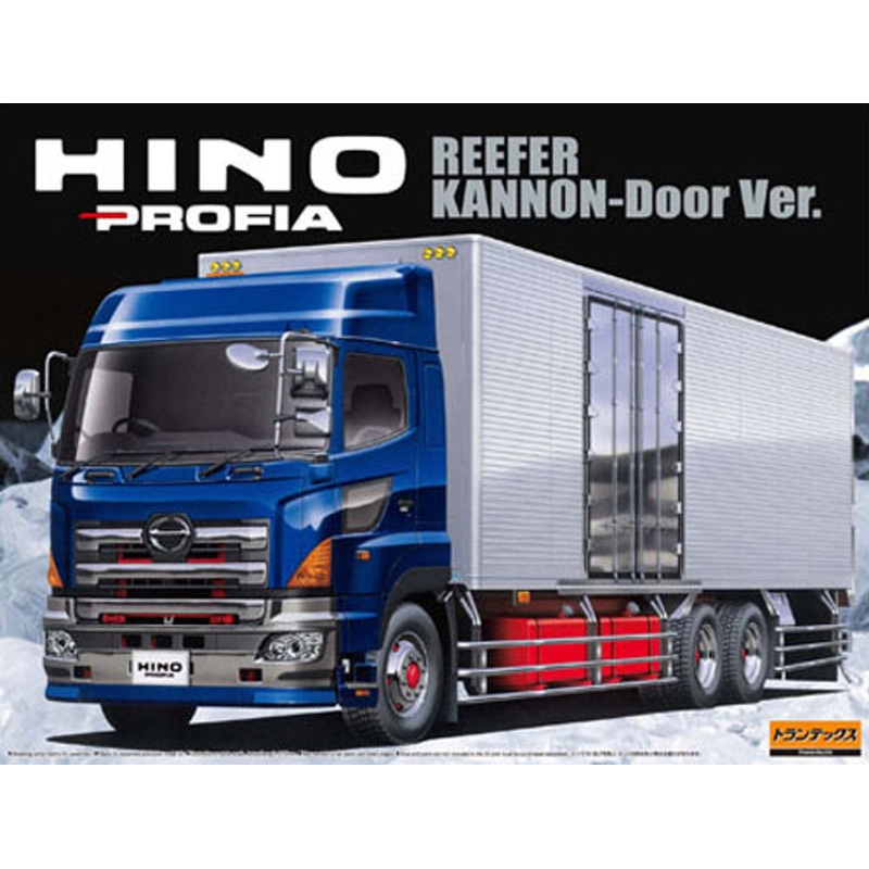 Aoshima 00410 Hino Profia Reefer Kannon-Door Version Truck 1/32 Scale Kit