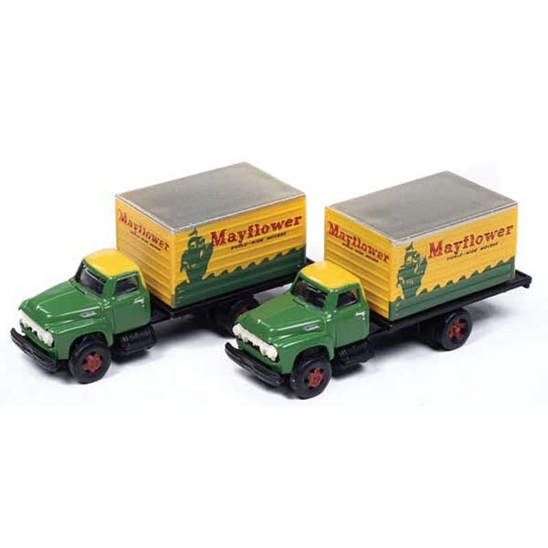 N 1954 Ford Box Truck 2 pk Mayflower