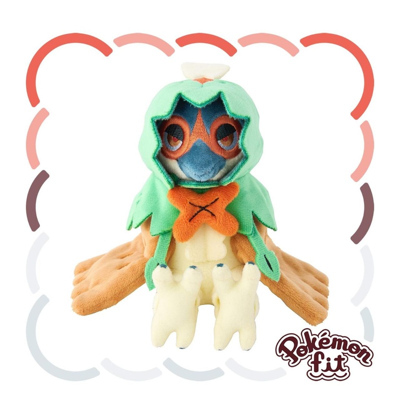 Pokemon Center Original 724 Plush Pokemon Fit Decidueye