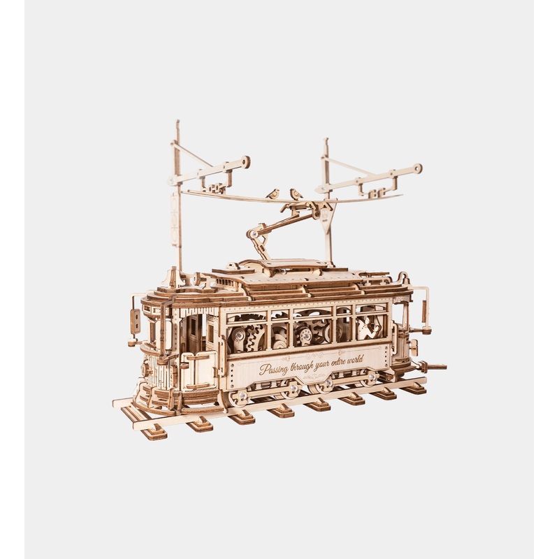 ROBOTIME DIY Miniature Kit City Tram (374 Pieces)