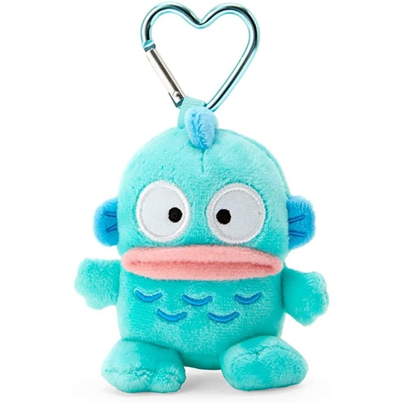 Sanrio Plush Mascot Holder with Heart Carabiner – Hangyodon