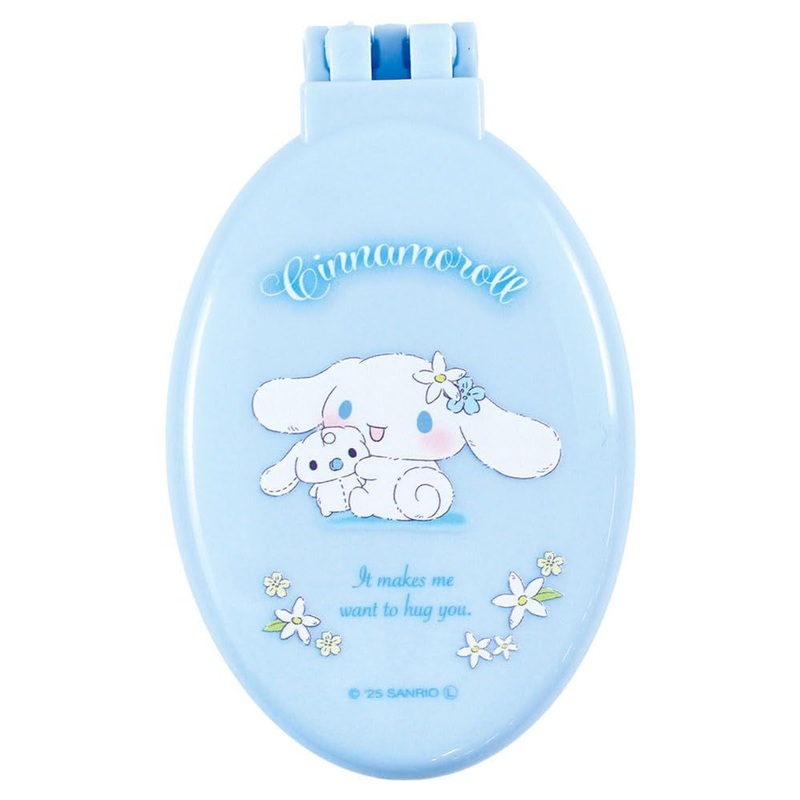 T’s Factory Sanrio Mirror Attached Hairbrush Cinnamoroll