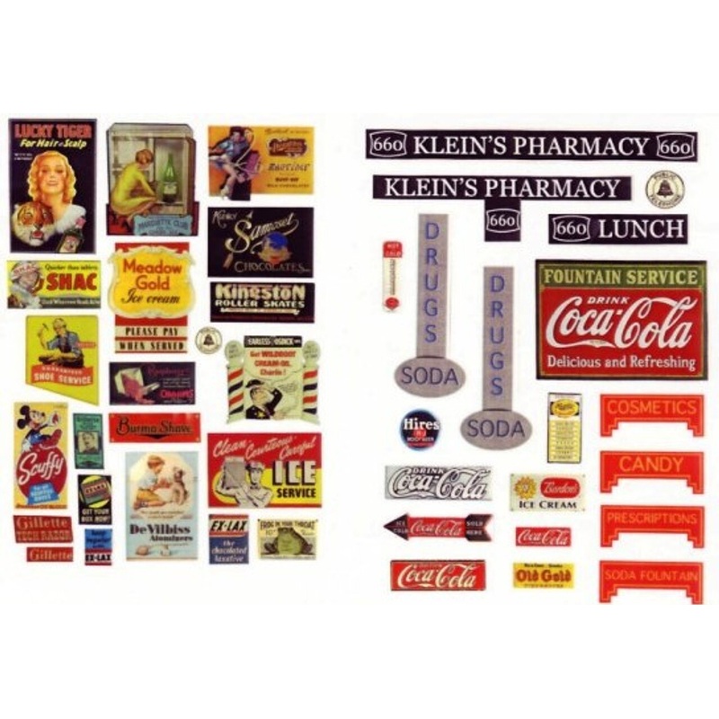 Vintage Drugstore & Pharmacy Signs 1930’s to 1950’s