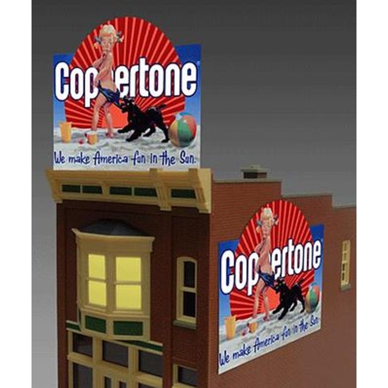 Coppertone Large Animated Neon Billboard Kit