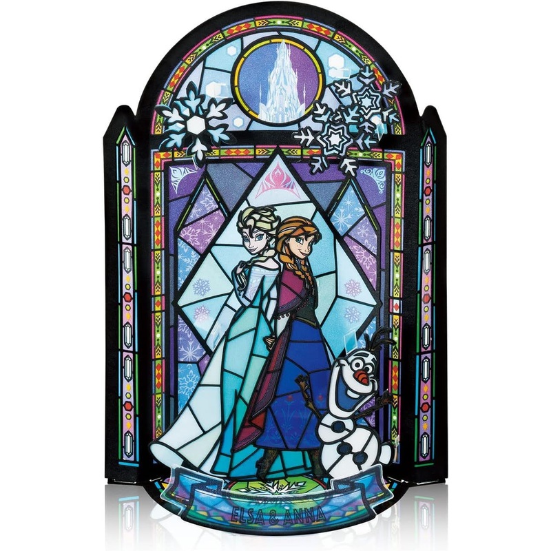Kawada Kumi-tera Stained Glass Craft Kit Anna & Elsa KT-008