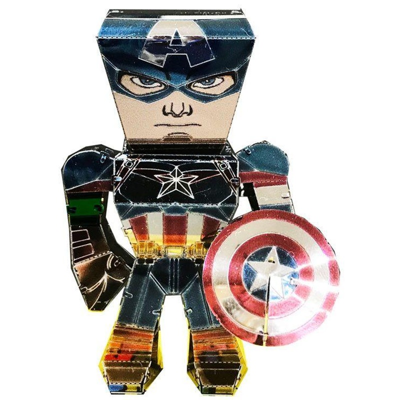 Tenyo Metallic Nano Puzzle Captain America