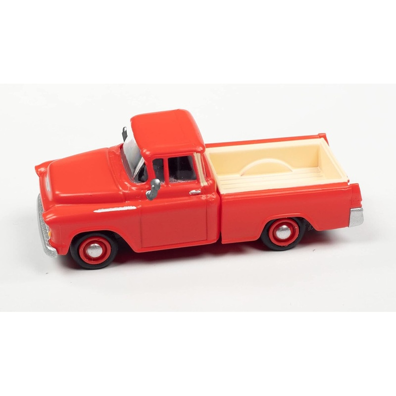 1955 Chevy Pickup Cameo Red with Ivory