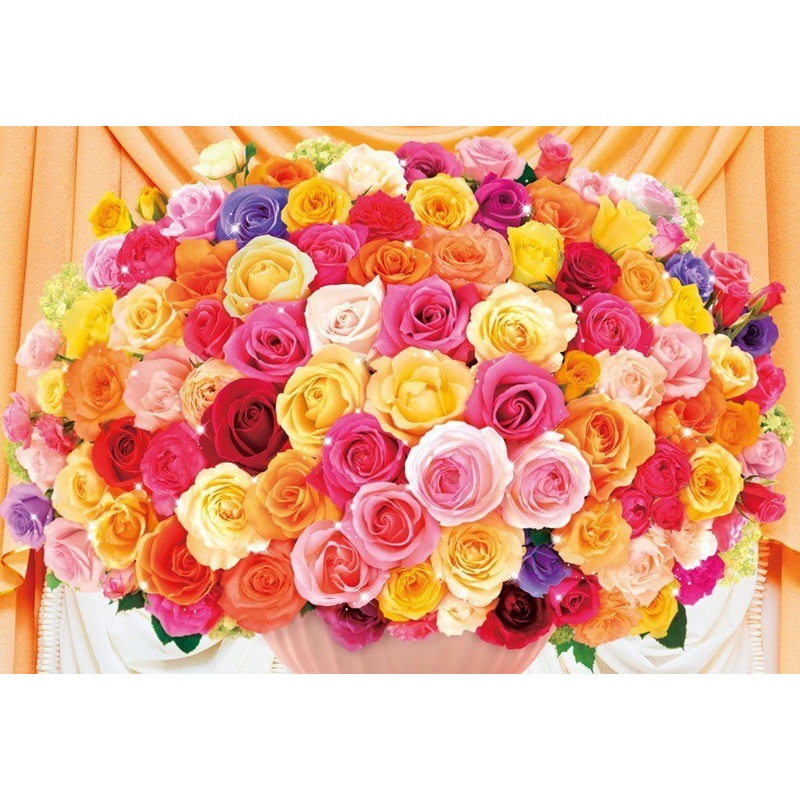 Beverly Jigsaw Puzzle 93-105 Flower Art Colorful Roses (300 Pieces)